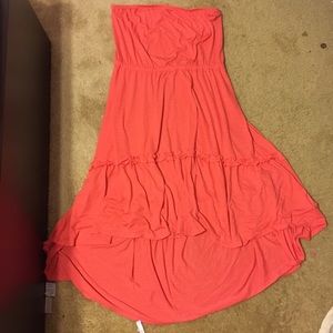 Coral dress